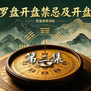 堪舆罗盘开盘禁忌及开盘教程 易居仕面授现场传授 第三套