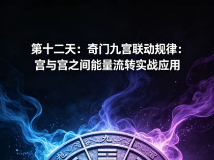 第十二天：奇门九宫联动规律：宫与宫之间能量流转实战应用