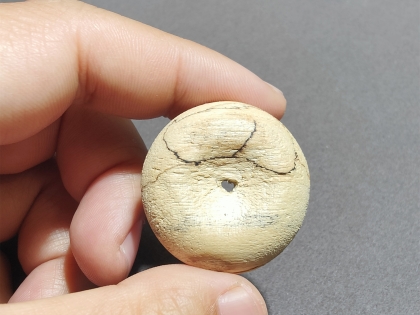 月星堂天然雷击木平安扣挂坠 —— 承天地雷火之力，护一身浩然之气