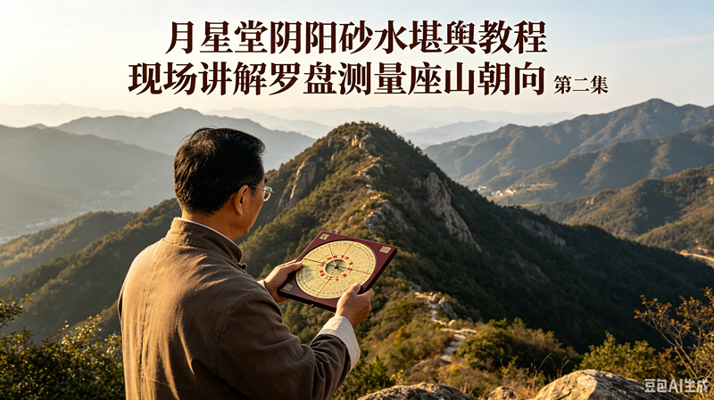 月星堂阴阳砂水堪舆教程  现场讲解罗盘测量座山朝向 第二集 封面_副本.png