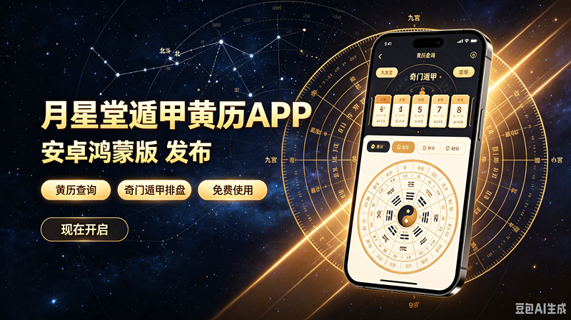 月星堂遁甲黄历APP宣传海报_副本.png